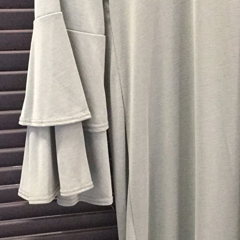 SOLD OUT***First Love NEW Boutique dress knit sage - Picture 3 of 4